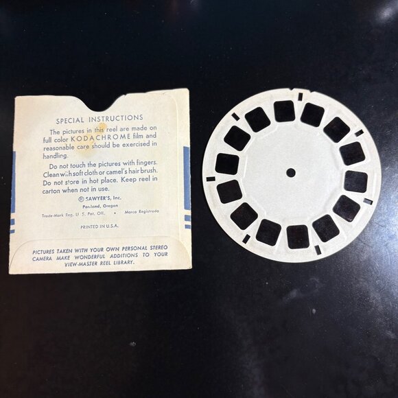 Vintage View-Master Reel 974-C 20000 Leagues Under The Sea Captain Nemos Final A - Picture 3 of 3